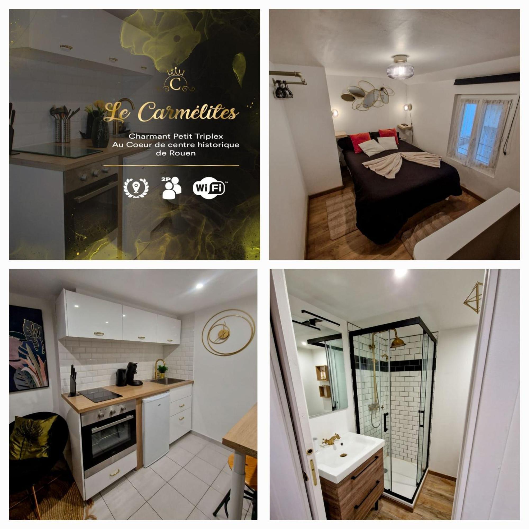 Le Petit Triplex Des Carmelites -Coeur Historique Leilighet Rouen Eksteriør bilde